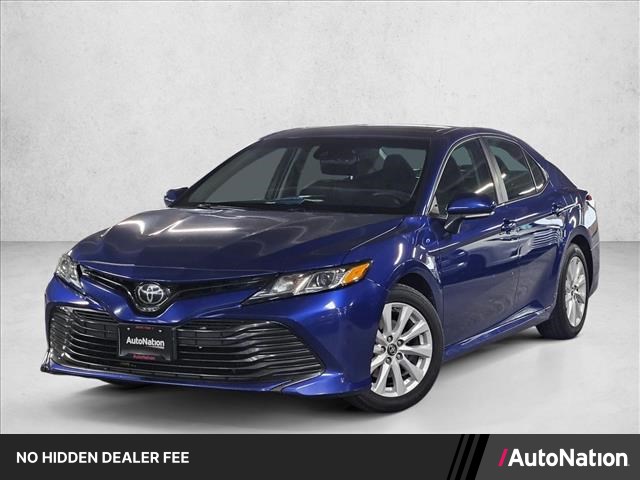 Blue Crush Metallic 2018 Toyota Camry Sedan Front-Wheel Drive Automatic