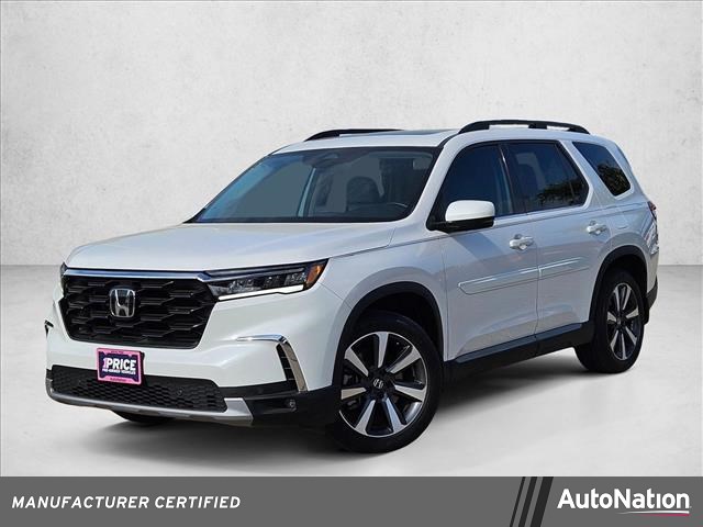 Gray (Platinum White Pea) 2023 Honda Pilot Touring AWD SUV / Crossover All-Wheel Drive Automatic