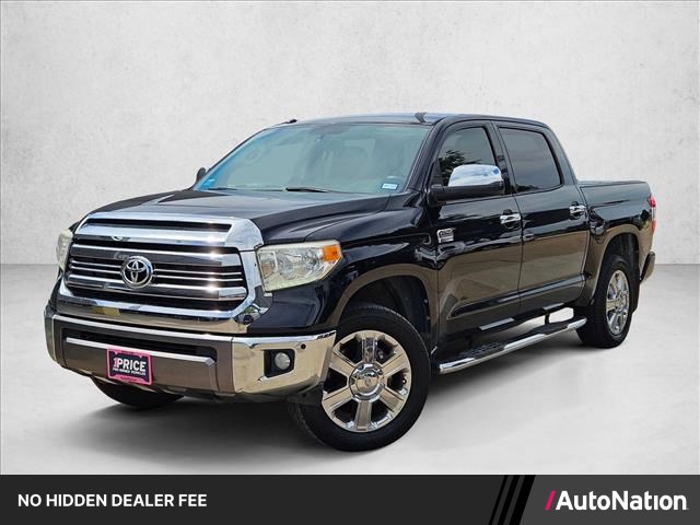 Midnight Black Metallic 2017 Toyota Tundra 1794 Edition CrewMax 5.7L FFV 4WD Pickup Truck Four-Wheel Drive Automatic