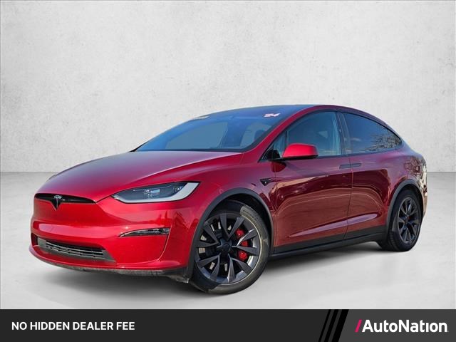 Ultra Red 2024 Tesla Model X Plaid AWD SUV / Crossover All-Wheel Drive Automatic
