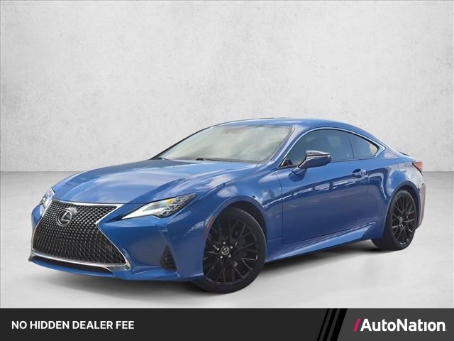 Grecian Blue 2022 Lexus RC Coupe Rear-Wheel Drive Automatic