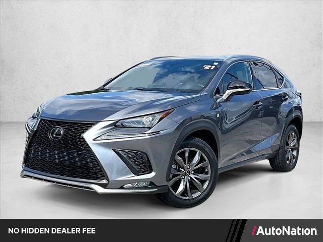 Nebula Gray Pearl 2021 Lexus NX SUV / Crossover Front-Wheel Drive Automatic