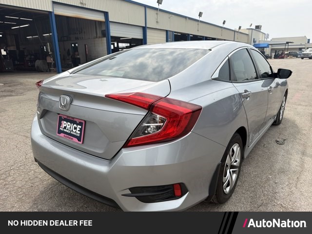 Lunar Silver Metallic 2016 Honda Civic Sedan Front-Wheel Drive Automatic