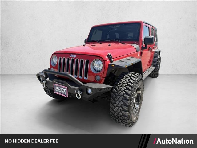 Firecracker Red Clearcoat 2018 Jeep Wrangler SUV / Crossover Four-Wheel Drive 5-Speed Automatic