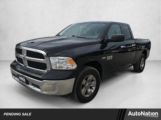 Black Clearcoat 2014 RAM 1500 SLT Quad Cab 4WD Pickup Truck Four-Wheel Drive 8-Speed Automatic