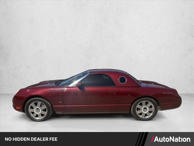 Red (Maroon) 2004 Ford Thunderbird Convertible Rear-Wheel Drive Automatic