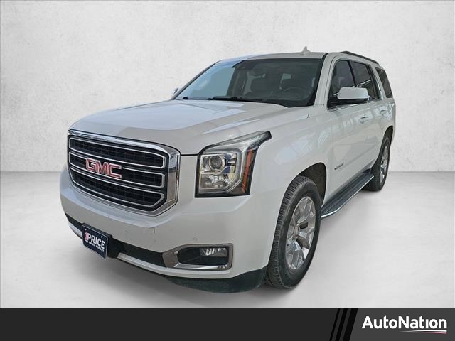 White Frost Tricoat 2019 GMC Yukon SLT RWD SUV / Crossover 4X2 6-Speed Automatic
