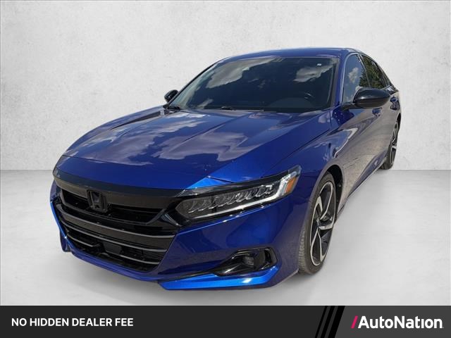 Still Night Pearl 2021 Honda Accord Sedan Front-Wheel Drive Automatic