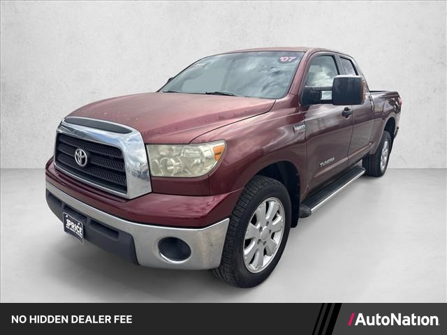 Red 2007 Toyota Tundra SR5 5.7L Double Cab RWD Pickup Truck Rear-Wheel Drive Automatic