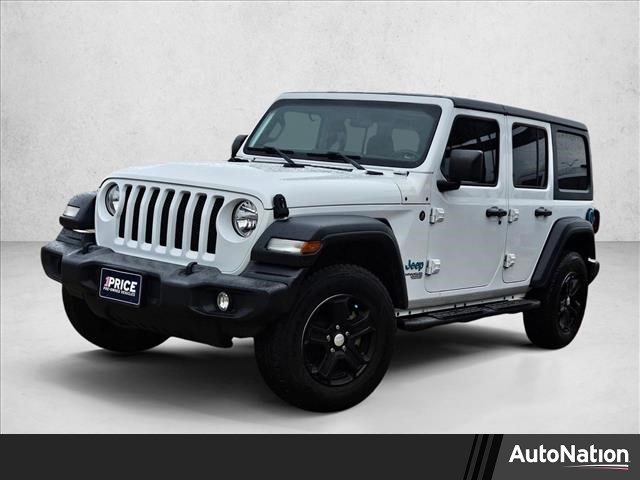 Bright White Clearcoat 2019 Jeep Wrangler Unlimited Sport S 4WD SUV / Crossover Four-Wheel Drive 8-Speed Automatic