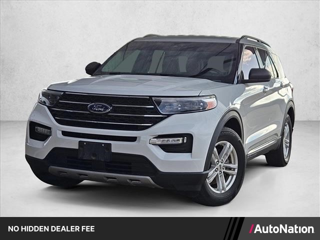 Oxford White 2020 Ford Explorer SUV / Crossover Rear-Wheel Drive Automatic