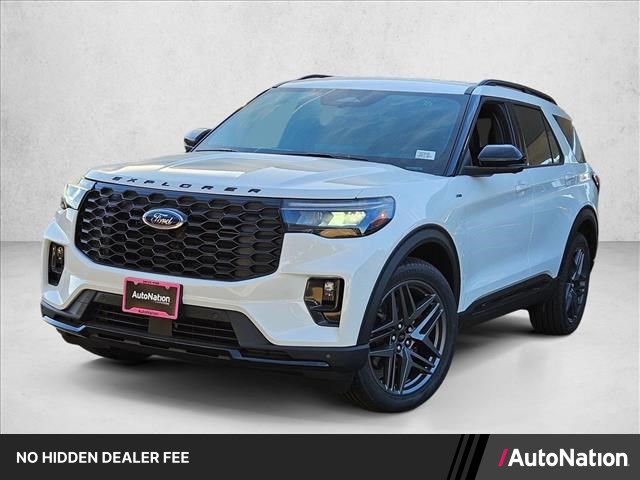 Star White Metallic Tri-Coat 2026 Ford Explorer SUV / Crossover Rear-Wheel Drive Automatic