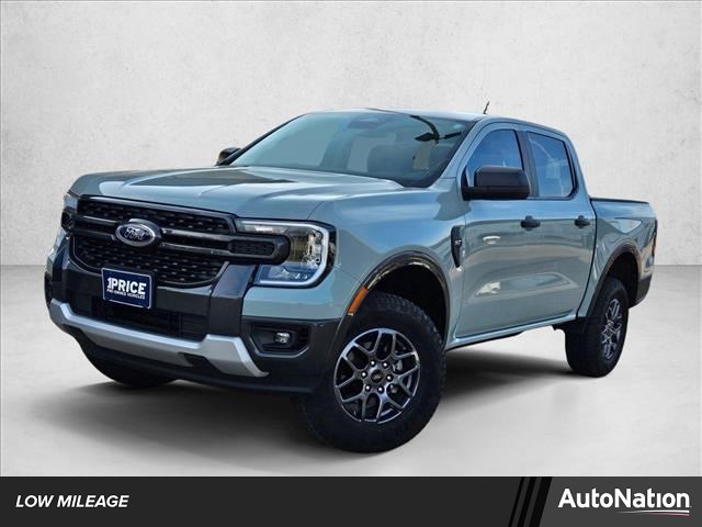 Gray (Cactus Grey) 2024 Ford Ranger XLT SuperCrew RWD Pickup Truck 4X2 Automatic
