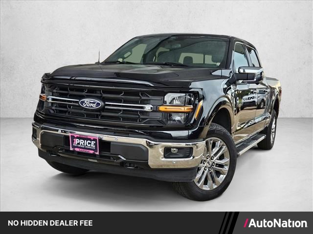Agate Black Metallic 2025 Ford F-150 XLT SuperCrew 4WD Pickup Truck Four-Wheel Drive Automatic