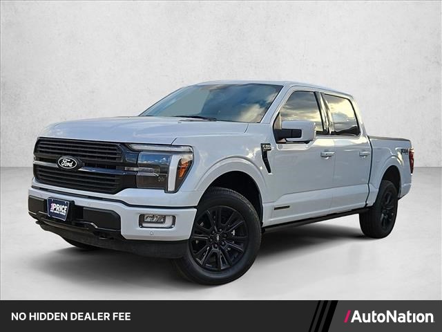 Space White Metallic 2025 Ford F-150 Pickup Truck Four-Wheel Drive Automatic