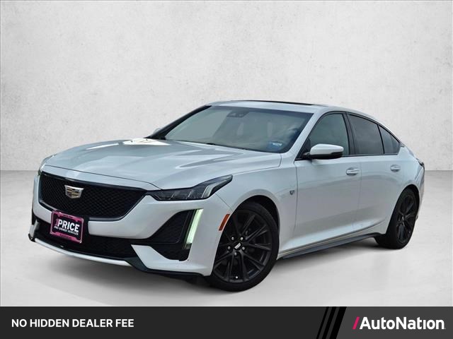 Summit White 2021 Cadillac CT5 Sport Sedan RWD Sedan Rear-Wheel Drive Automatic