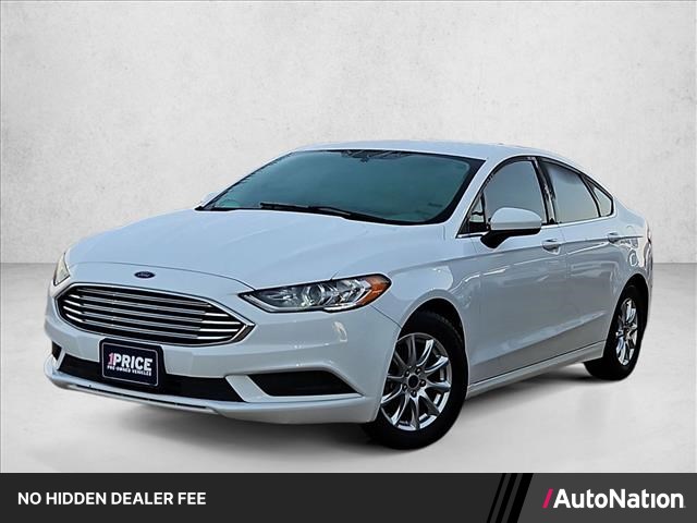 Oxford White 2017 Ford Fusion Sedan Front-Wheel Drive 6-Speed Automatic