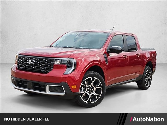 Ruby Red Metallic Tinted Clearcoat 2026 Ford Maverick Pickup Truck All-Wheel Drive Continuously Variable Transmission