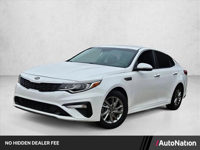 Snow White Pearl 2019 Kia Optima LX FWD Sedan Front-Wheel Drive Automatic