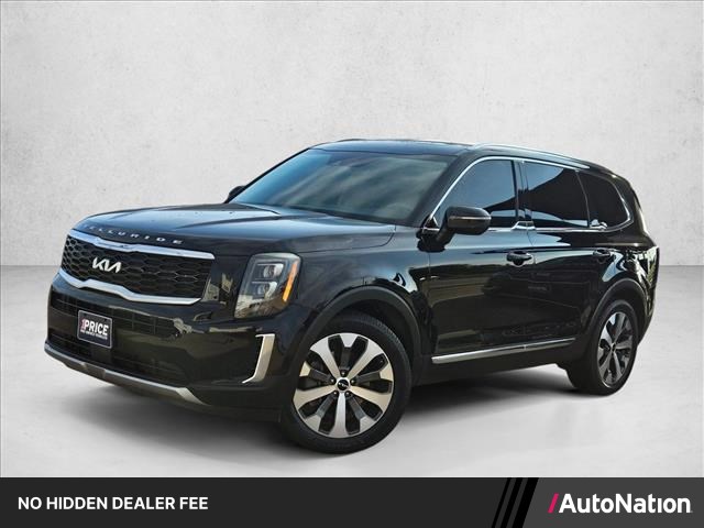Ebony Black 2022 Kia Telluride EX FWD SUV / Crossover Front-Wheel Drive Automatic