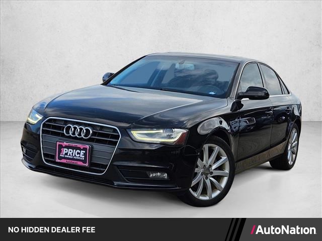 Brilliant Black 2013 Audi A4 2.0T Premium Plus FWD Sedan Front-Wheel Drive Automatic