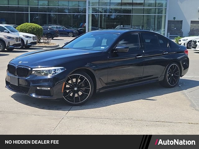 Carbon Black Metallic 2017 BMW 5 Series Sedan Rear-Wheel Drive Automatic