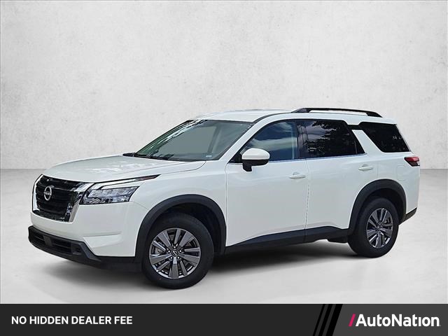Glacier White 2025 Nissan Pathfinder SV FWD SUV / Crossover Front-Wheel Drive Automatic