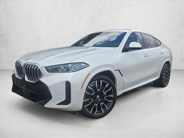 Mineral White Metallic 2025 BMW X6 xDrive40i AWD SUV / Crossover All-Wheel Drive Automatic