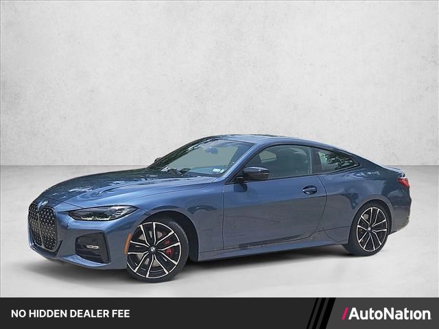 Arctic Race Blue Metallic 2023 BMW 4 Series Coupe Rear-Wheel Drive Automatic