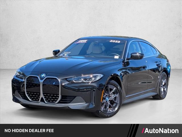 Black Sapphire Metallic 2023 BMW i4 Sedan Rear-Wheel Drive Automatic