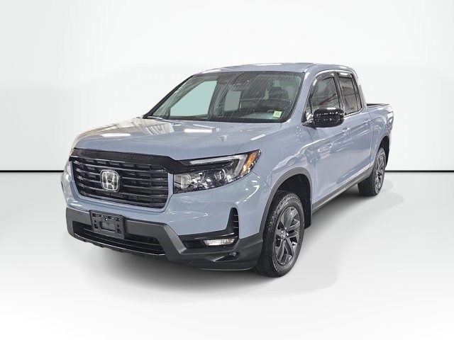 Silver/Gray 2023 Honda Ridgeline Sport AWD Pickup Truck All-Wheel Drive Automatic