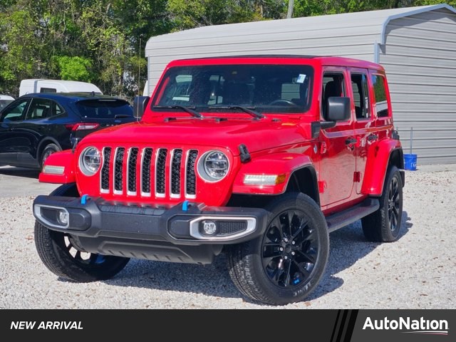 Firecracker Red Clearcoat 2022 Jeep Wrangler 4xe Sahara 4WD SUV / Crossover Four-Wheel Drive 8-Speed Automatic