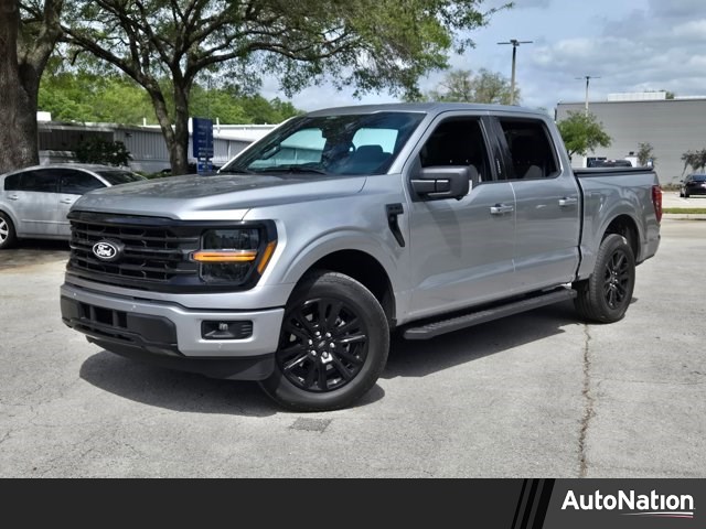 Iconic Silver Metallic 2024 Ford F-150 XLT SuperCrew RWD Pickup Truck 4X2 Automatic