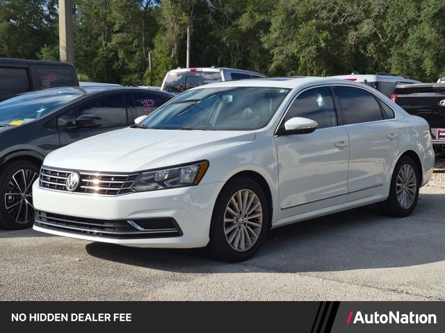 Pure White 2016 Volkswagen Passat Sedan Front-Wheel Drive Automatic