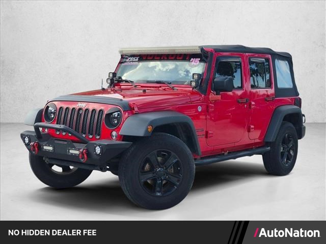 2015 Jeep Wrangler Rojo (Firecracker Red Clear Coat) SUV/Crossover Todo terreno 5 velocidades Automática