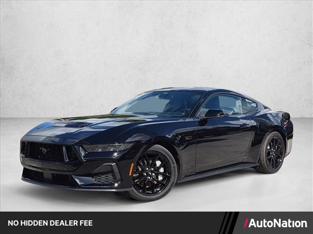 Shadow Black 2025 Ford Mustang Coupe Rear-Wheel Drive Automatic