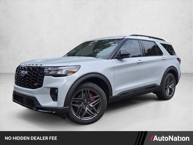 Space White Metallic 2026 Ford Explorer SUV / Crossover All-Wheel Drive Automatic
