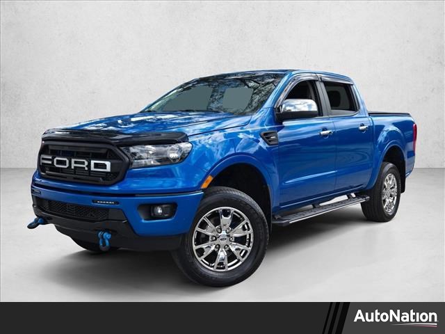 Velocity Blue Metallic 2021 Ford Ranger XLT SuperCrew RWD Pickup Truck 4X2 Automatic