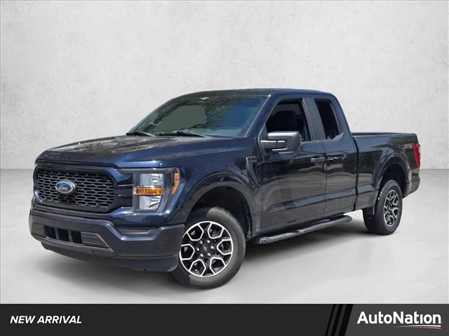 Antimatter Blue Metallic 2023 Ford F-150 XL SuperCab RWD Pickup Truck 4X2 Automatic
