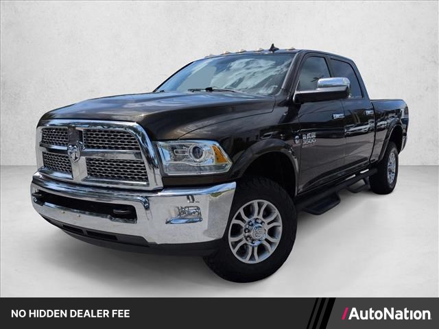 Black Gold Pearlcoat 2014 RAM 3500 Laramie Crew Cab 4WD Pickup Truck Four-Wheel Drive 6-Speed Automatic