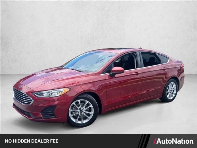 Ruby Red Metallic Tinted Clearcoat 2019 Ford Fusion Sedan Front-Wheel Drive 6-Speed Automatic