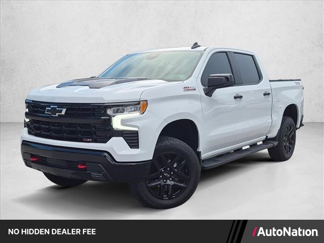 Summit White 2025 Chevrolet Silverado 1500 Pickup Truck Four-Wheel Drive Automatic