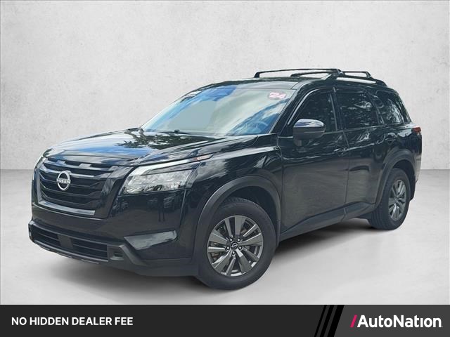 Super Black 2024 Nissan Pathfinder SUV / Crossover All-Wheel Drive Automatic