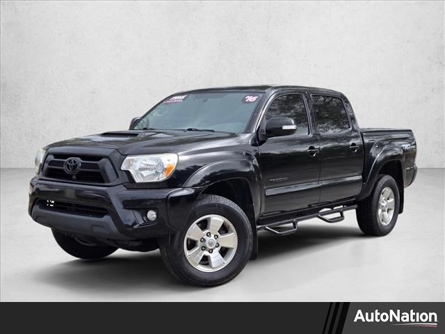 Black 2014 Toyota Tacoma PreRunner Double Cab V6 SB Pickup Truck 4X2 Automatic