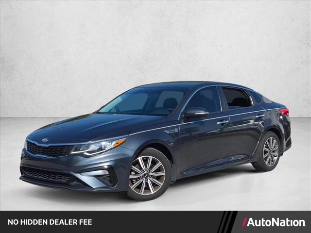 Gray (Gravity Grey) 2019 Kia Optima Sedan Front-Wheel Drive Automatic
