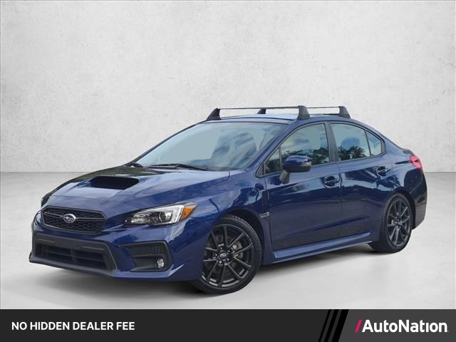 Lapis Blue Pearl 2021 Subaru WRX Sedan All-Wheel Drive 6-Speed Manual