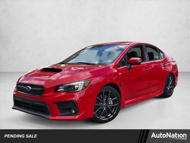 Pure Red 2018 Subaru WRX Limited Sedan All-Wheel Drive Automatic
