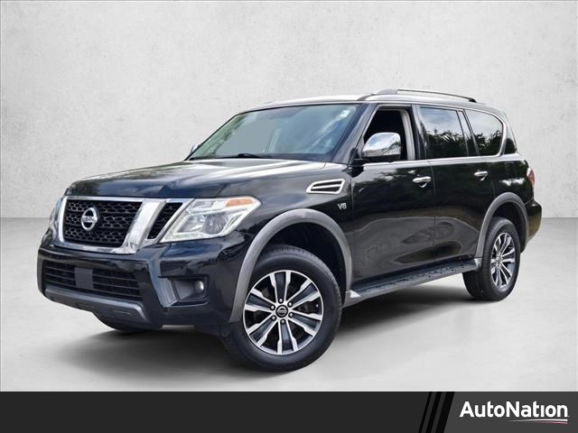 Super Black 2020 Nissan Armada SL 4WD SUV / Crossover Four-Wheel Drive Automatic