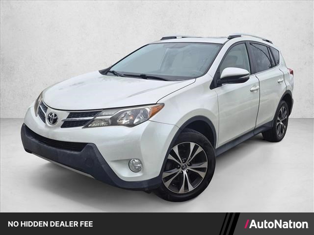 White (Blizzard Pearl) 2015 Toyota RAV4 SUV / Crossover All-Wheel Drive Automatic