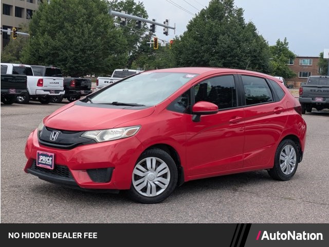 Red 2016 Honda Fit Hatchback Front-Wheel Drive Automatic